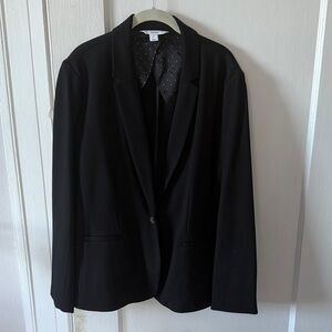 Old Navy Black Blazer size XL with Polka Dot interior
